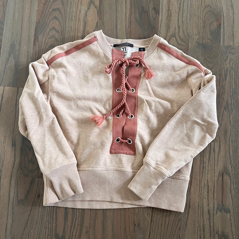Scotch & Soda Sweatshirt - Light Pink - Size X-Small